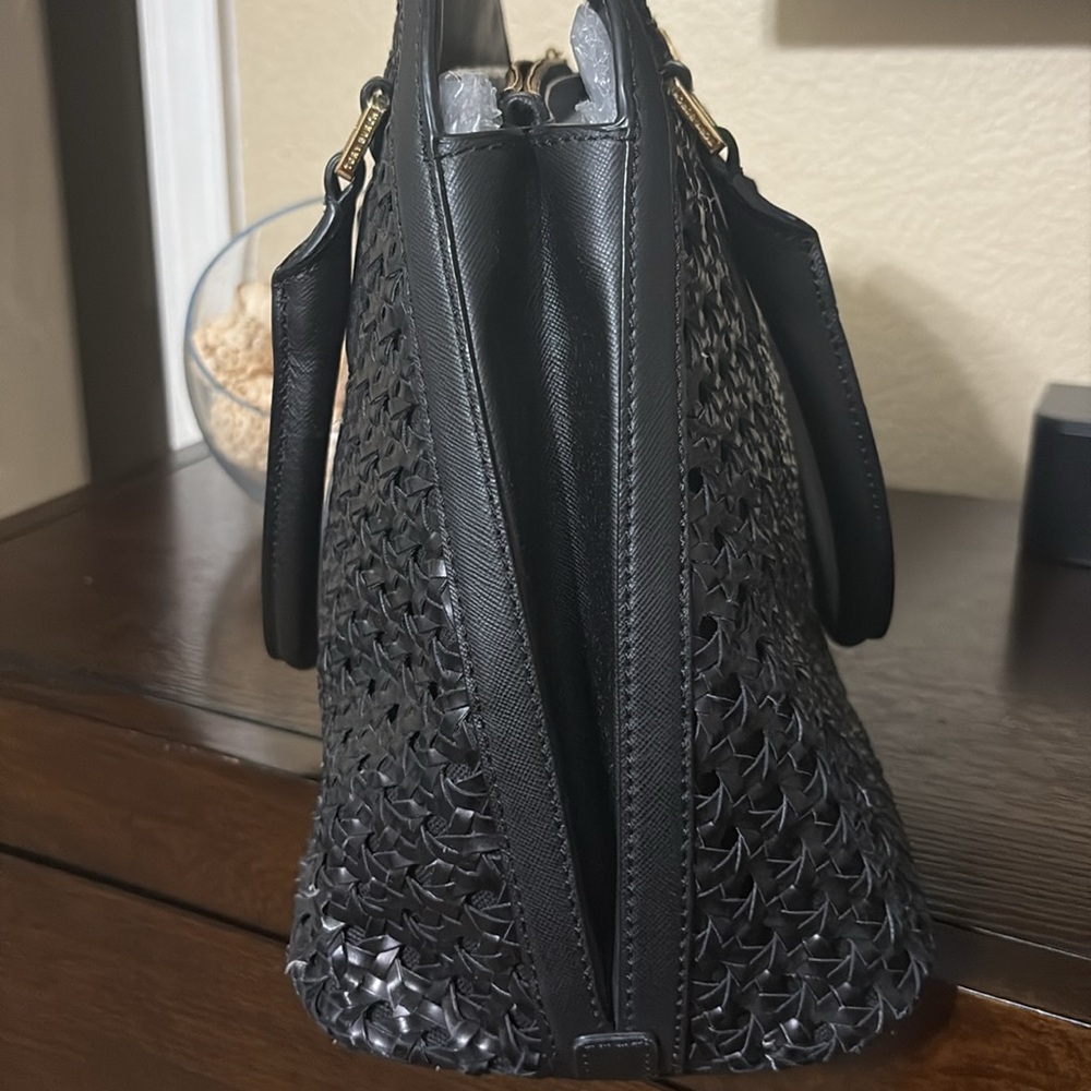 Tory Burch Robinson Reva Woven Dome Satchel - Picture 5 of 10